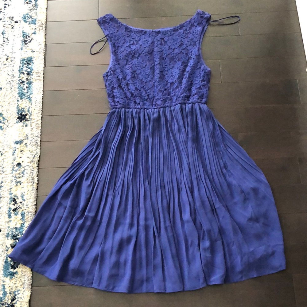 RW&Co Lace Pleated Dress